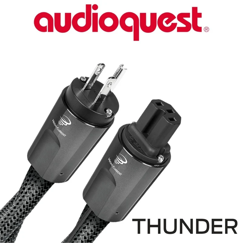 Audioquest Thunder - Câble d'alimentation à courant élevé variable Calibre 11AWG 20Amp RMS@125VAC 72vDBS