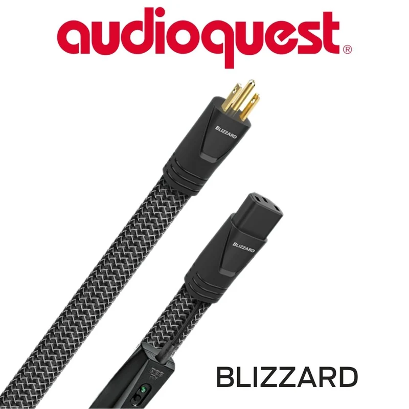 Audioquest Blizzard - Câble d'alimentation 3 pôles à faible distorsion clibre 12AWG 20 Amp@60HZ 72vDBS