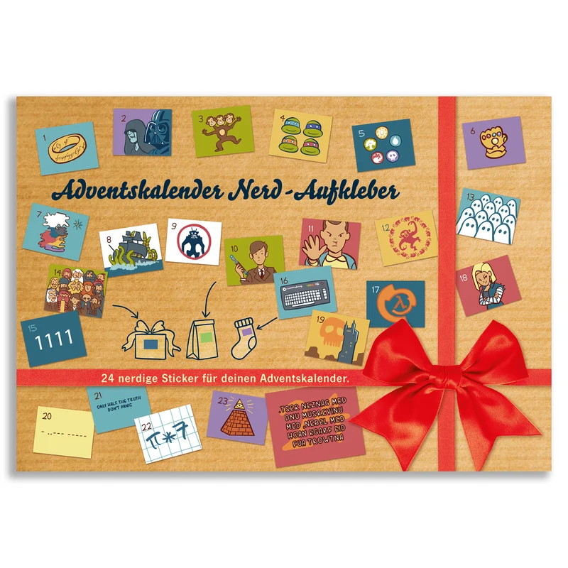 Autocollants pour le calendrier de l'Avent