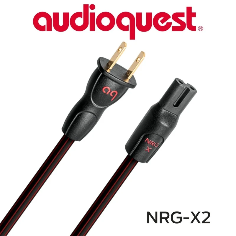 Audioquest NRGX2 - Câble d'alimentation 3 pôles à faible distorsion Calibre 17AWG