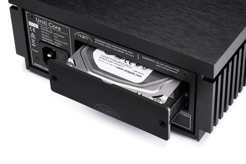 NAIM Uniti Core - Disque dur audiophile, capacité jusqu'à 8To