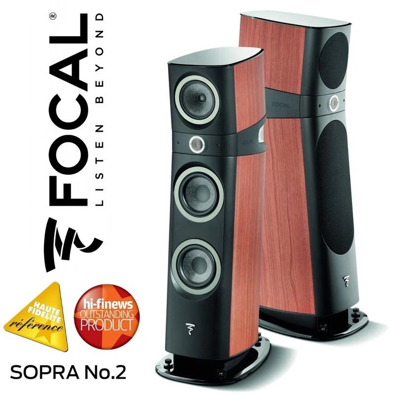 FOCAL SOPRA N°2 : Enceintes 3 voies modernes au design pur (la paire)