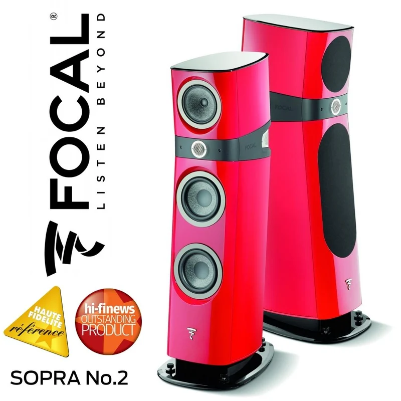 FOCAL SOPRA N°2 : Enceintes 3 voies modernes au design pur (la paire)