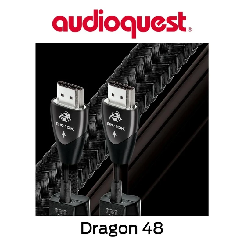 AudioQuest Dragon 48 - Câble HDMI 72v DBS 8K-10K 100% argent