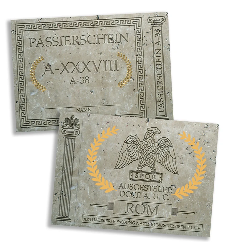 Laissez-passer A38 pack de 10