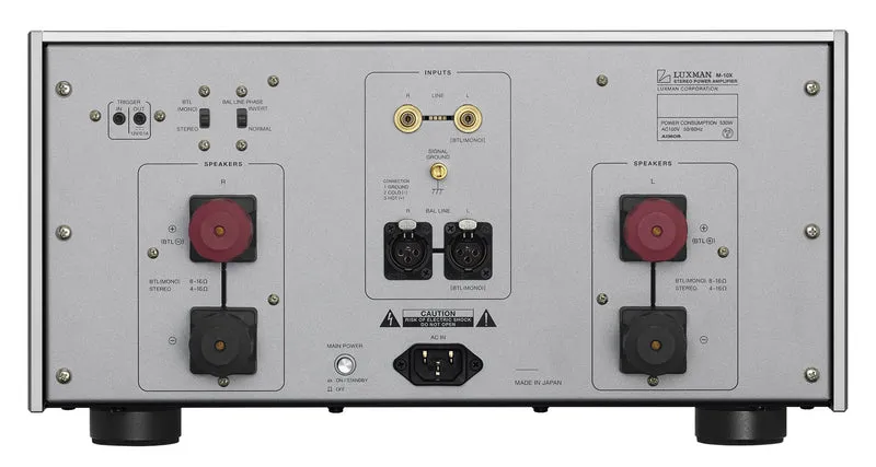 Luxman M-10X - Amplificateur de puissance de référence 150Watts/Canal (8Ω)