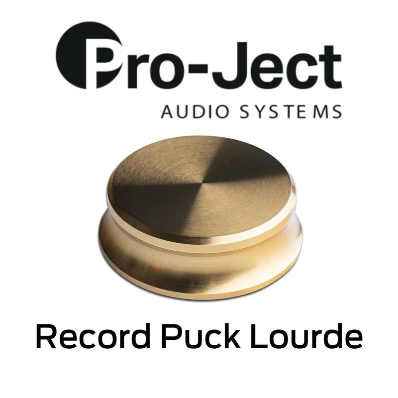 Pro-Ject Record Puck - Disque de maintien pour vinyle lourd de 1.75lb Bronze