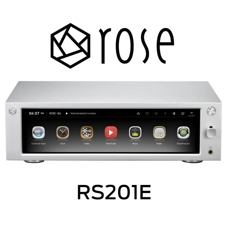 HiFi Rose RS201E - Amplificateur stéréo intégré 50W/C, Lecteur réseau