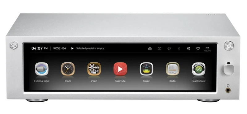 HiFi Rose RS201E - Amplificateur stéréo intégré 50W/C, Lecteur réseau