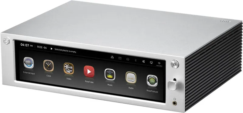 HiFi Rose RS201E - Amplificateur stéréo intégré 50W/C, Lecteur réseau