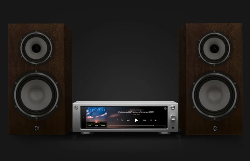 HiFi Rose RS201E - Amplificateur stéréo intégré 50W/C, Lecteur réseau
