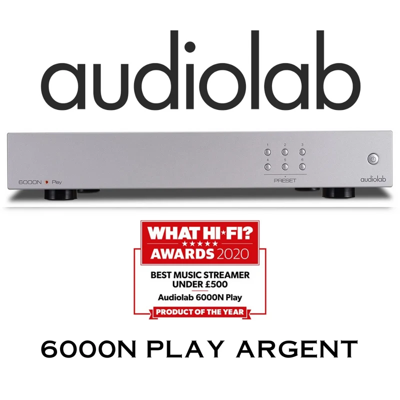 Audiolab 6000N Play - Lecteur réseau avec DAC (Argent, Démonstrateur)