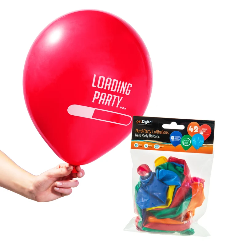 Ballons de la fête des nerds