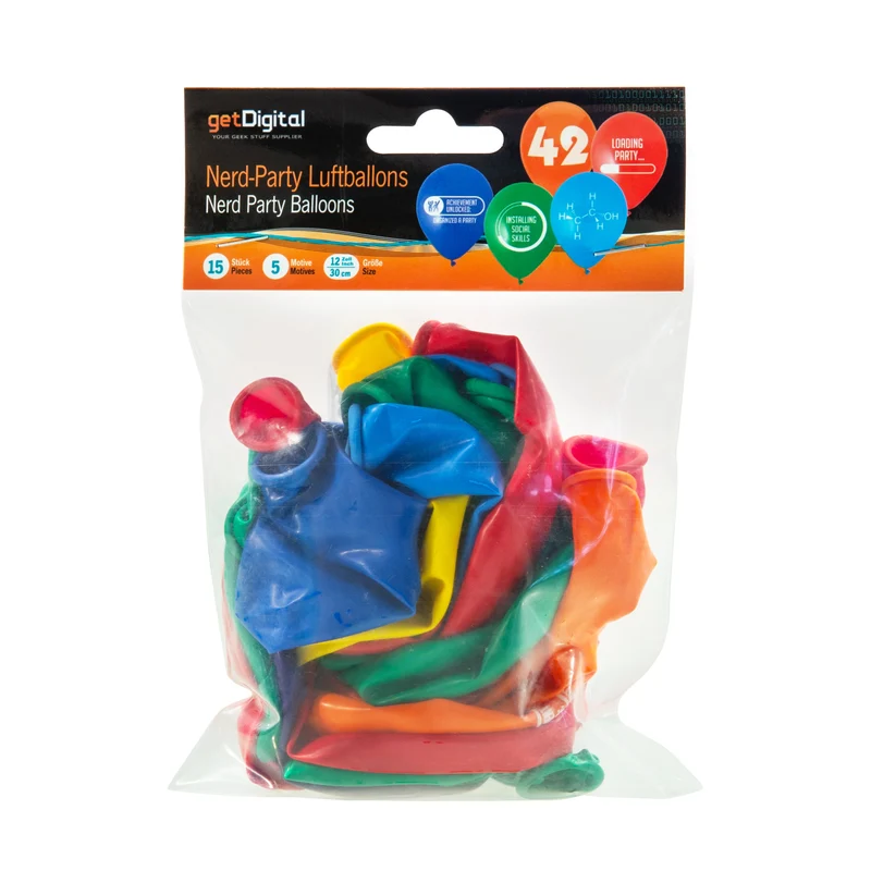 Ballons de la fête des nerds