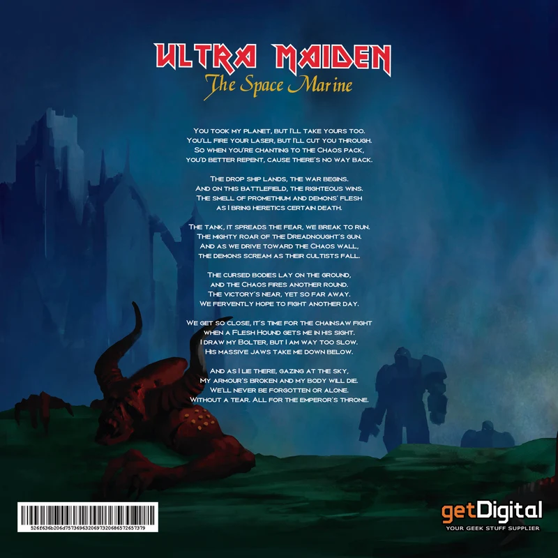 Couverture de disque Ultra Maiden - The Space Marine