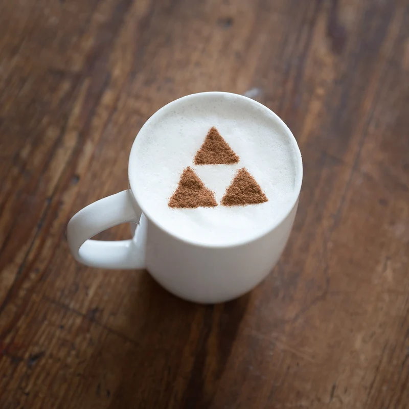 Kit de pochoirs nerd cappuccino