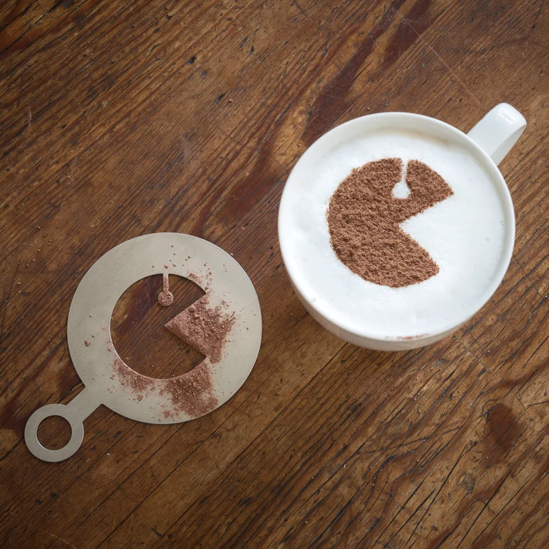 Kit de pochoirs nerd cappuccino