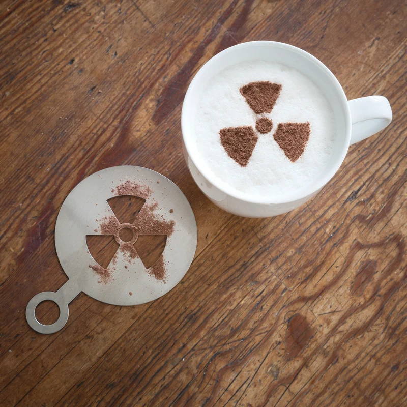 Kit de pochoirs nerd cappuccino