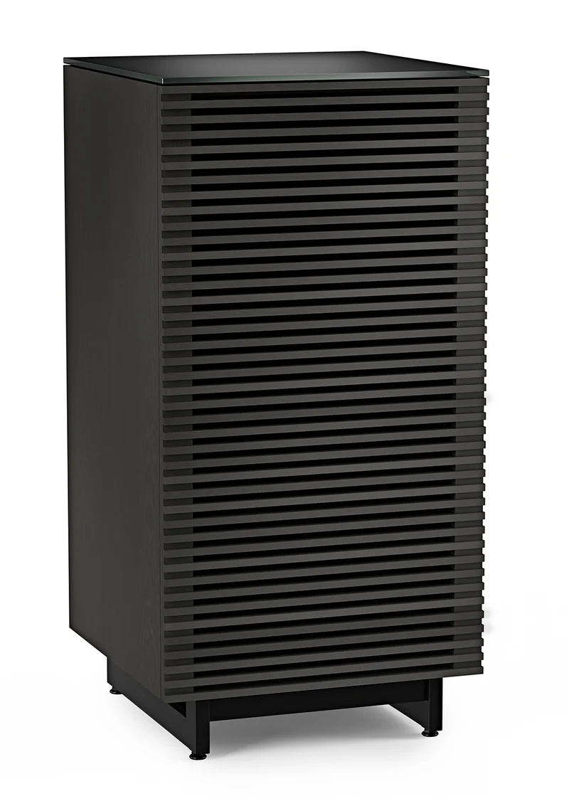 BDI Corridor® 8172 Charbon | Meuble audio pour composants AV