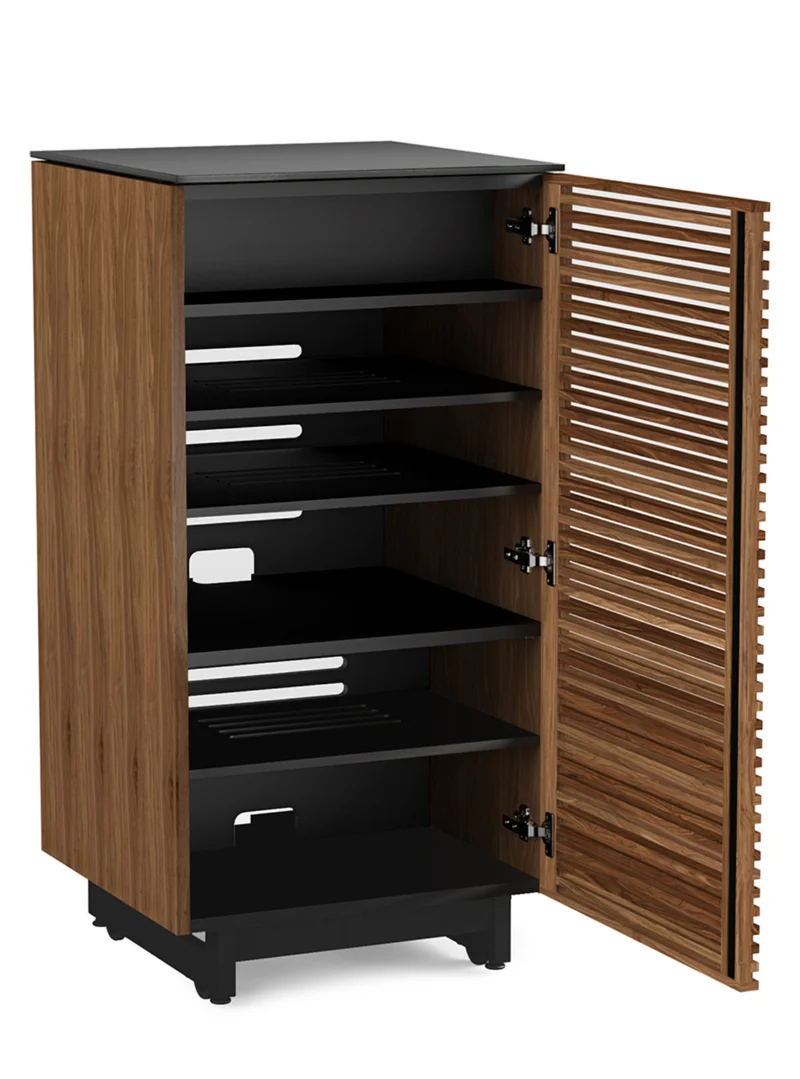 BDI Corridor® 8172 Chocolat | Meuble audio pour composants AV