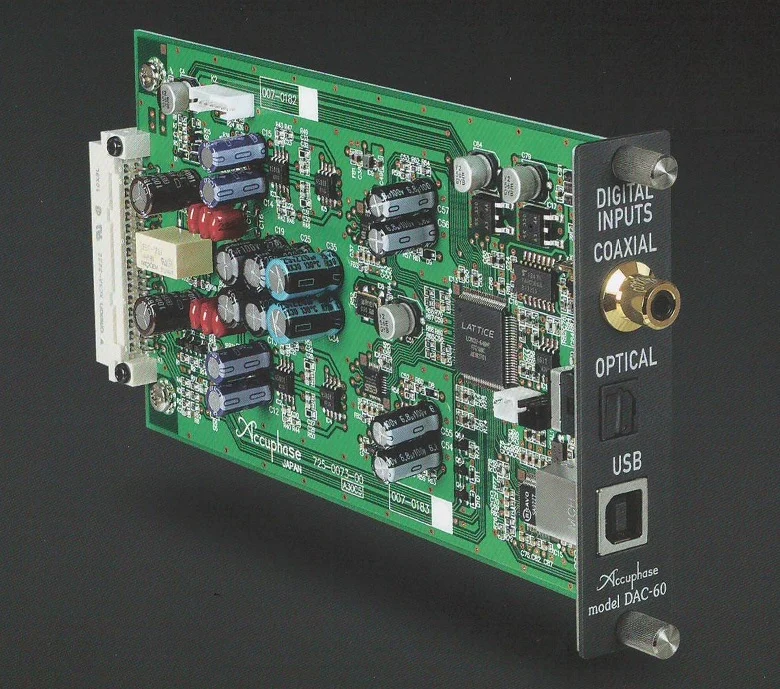 Accuphase DAC-60 - Carte d'entrée numérique USB 2.0 haute vitesse 480 Mbps