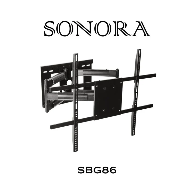 Sonora SBG86 - Support articulé à bras double pour téléviseurs de 32 pouces et plus, 200lb max.