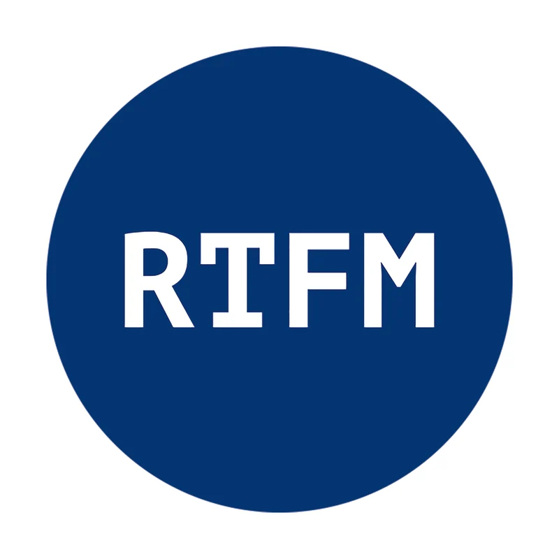 Autocollant geek RTFM