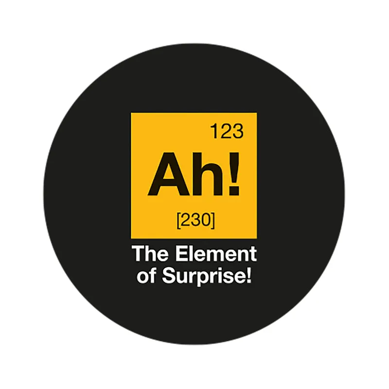 Autocollant geek The Element of Surprise