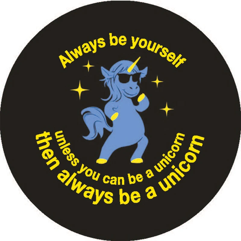 Autocollant geek Be a unicorn