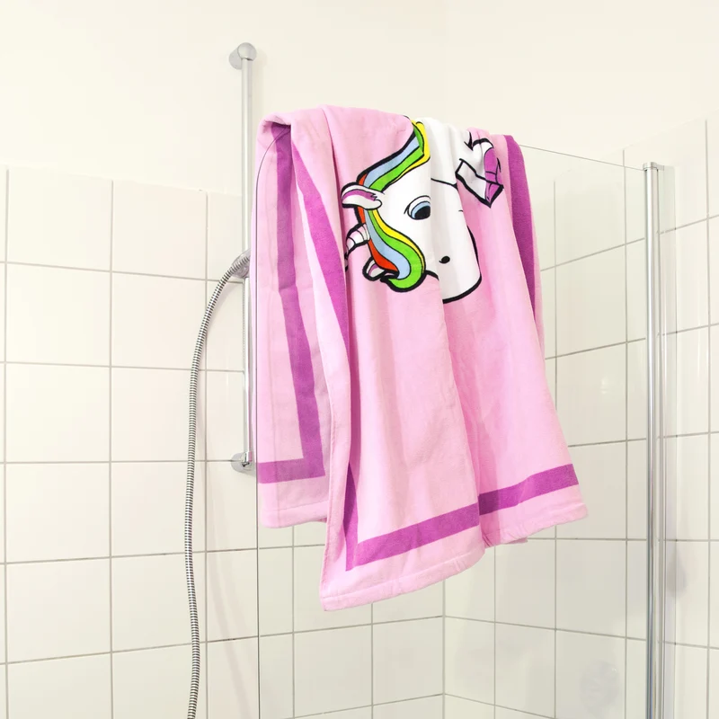 Serviette de plage et de bain licorne