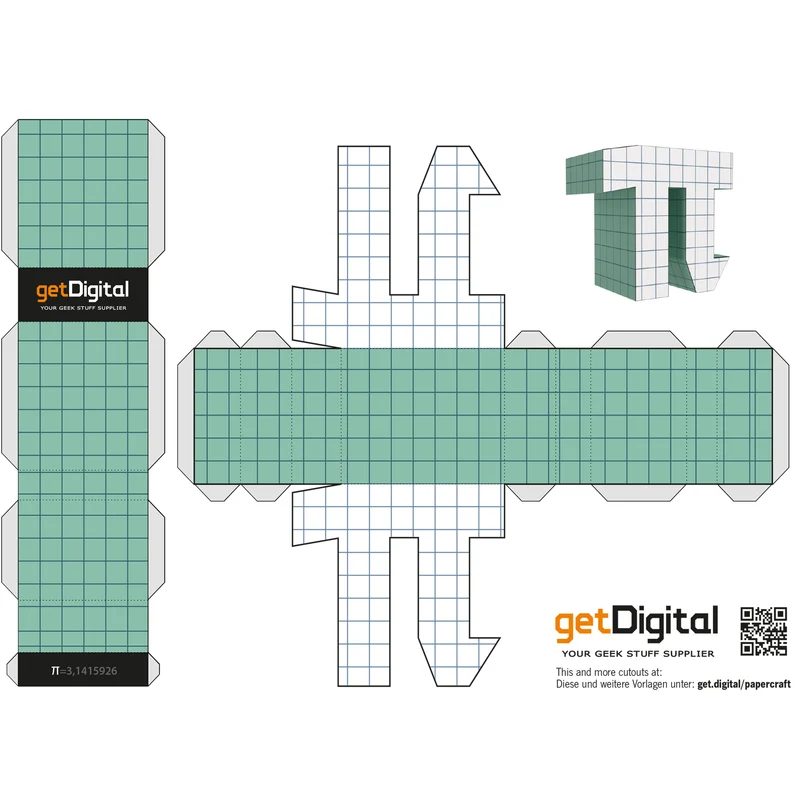 Pi Papercraft Pi-Percraft