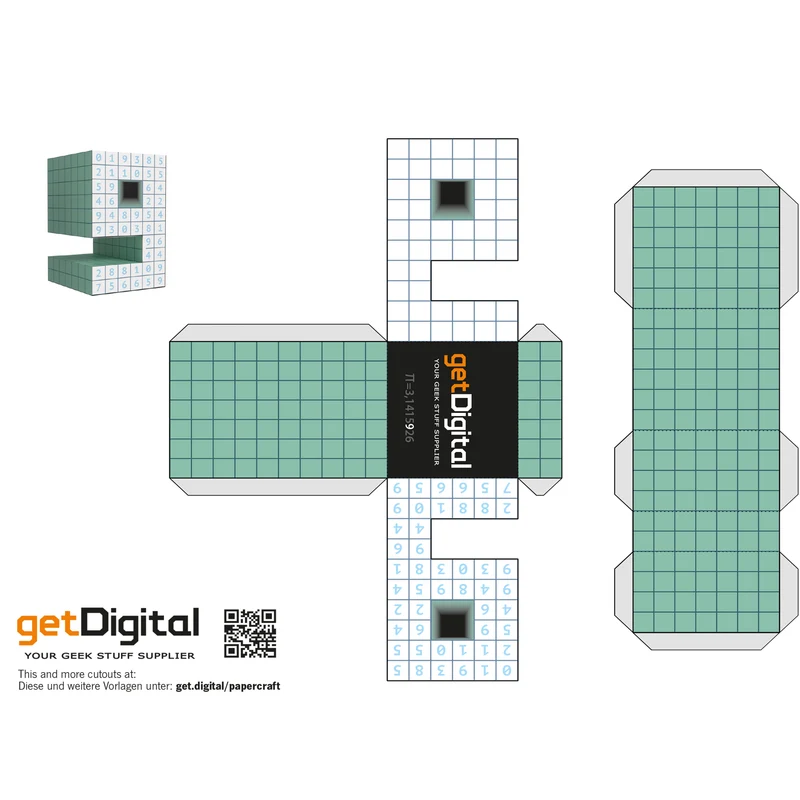 Pi Papercraft Pi-Percraft