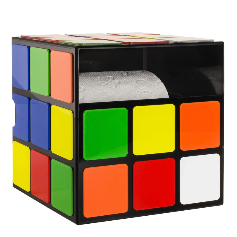 Porte-papier toilette Rubik's Cube