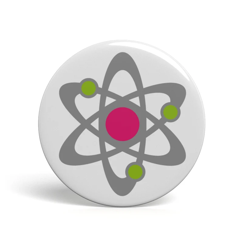 Boutons geek thème sciences naturelles