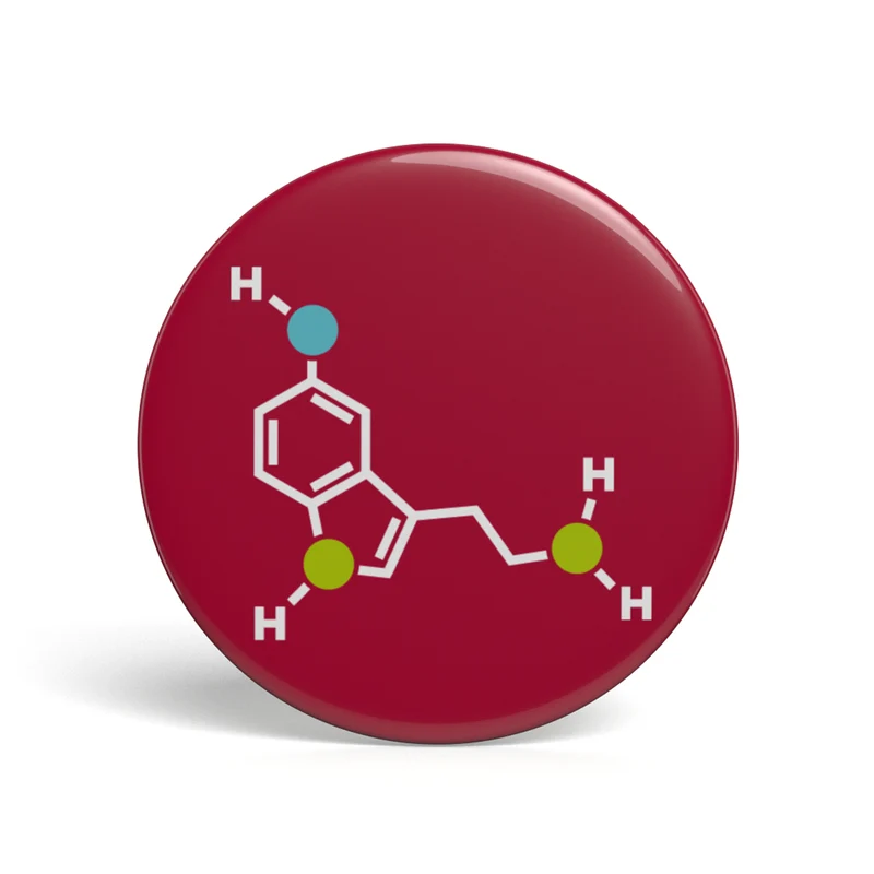 Boutons geek thème sciences naturelles