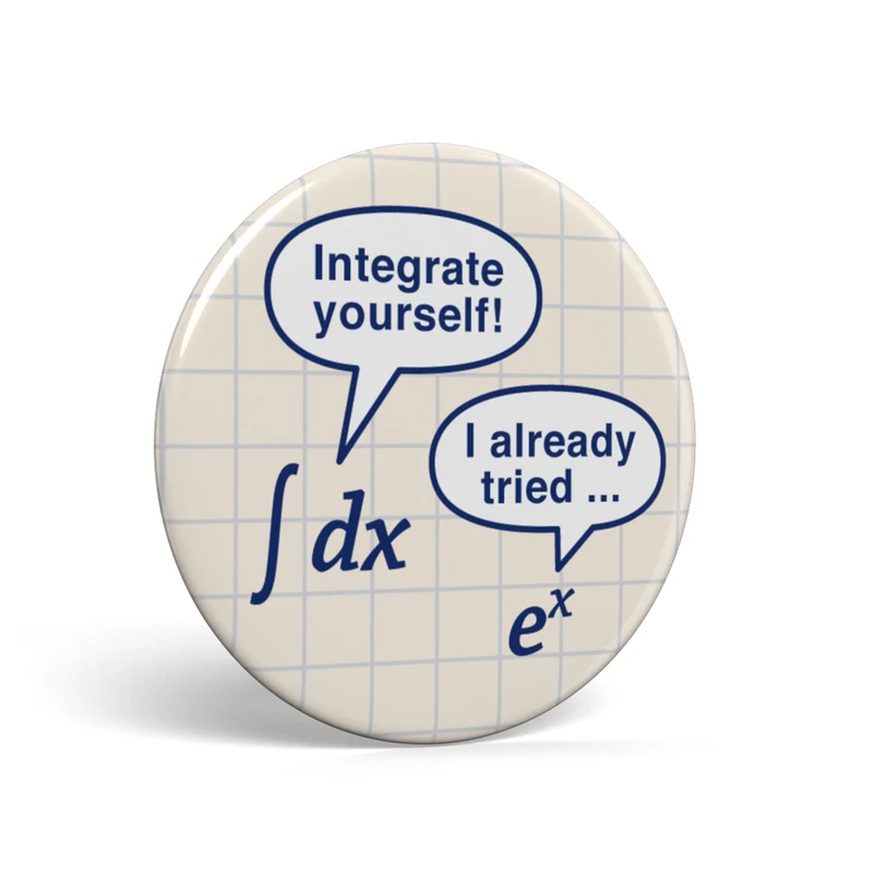 Bouton geek Integrate Yourself
