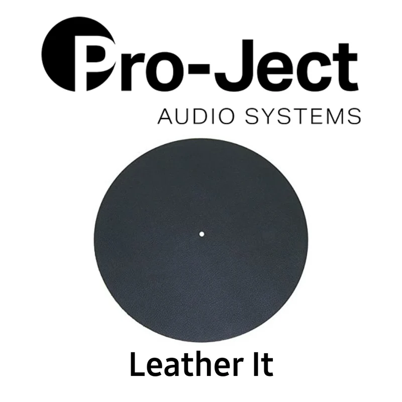 Pro-Ject Leather It - Tapis d'amortissement des résonances de plateaux de table tournante en cuir