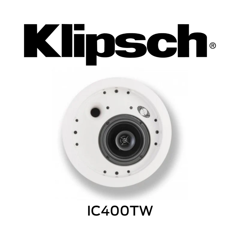 Klipsch IC400TW - Enceintes encastrables de plafon 4"