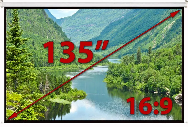 Antra PSA-135AG - Toile de projection 135'' motorisée constraste élevé
