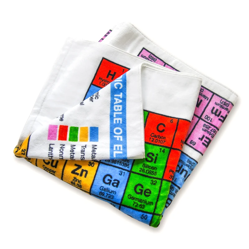 Serviette de bain périodique