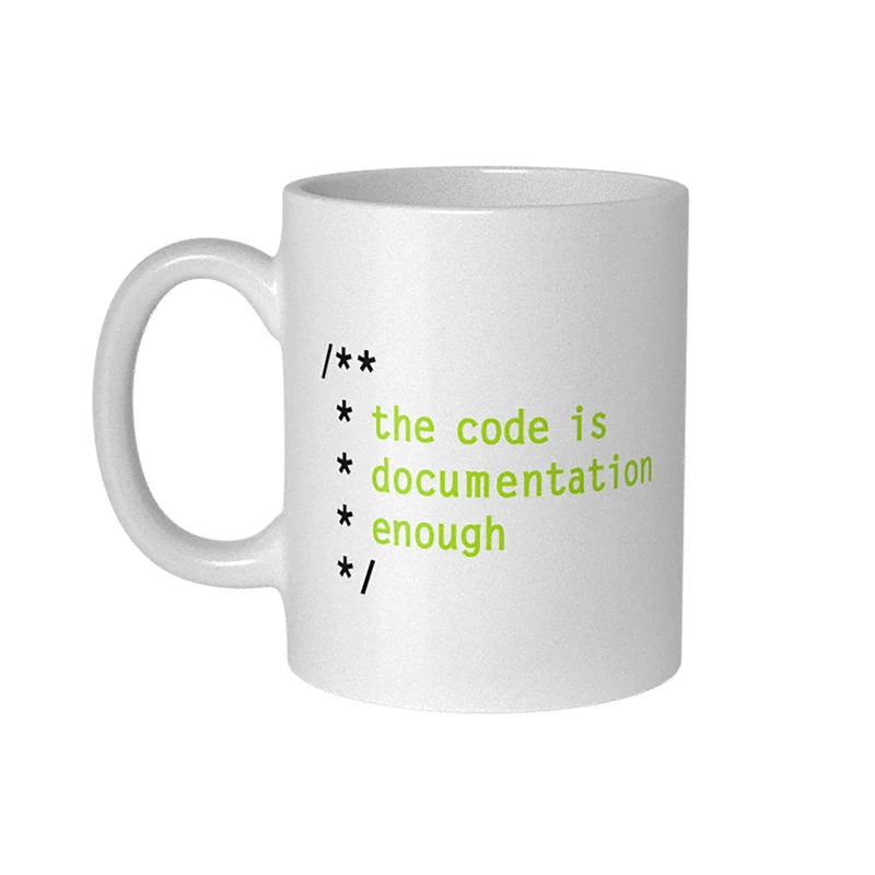 The Code Is Documentation Enough Gobelet