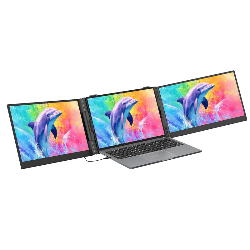 Blackview DCM8 Pro – Double Moniteur Portable 15,3" WUXGA | Extension d'Écran USB-C pour Ordinateur Portable