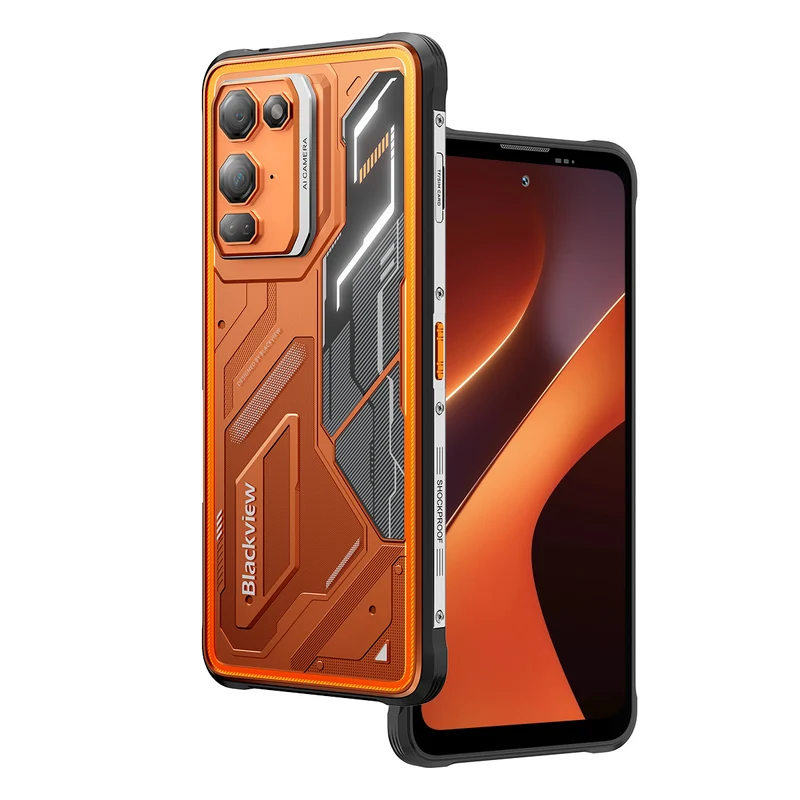 Blackview FORT 200 – Smartphone Robuste 4G IP68/IP69K | Caméra 108MP + Vision Nocturne, Charge Sans Fil, 5000 mAh
