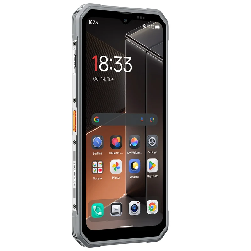 Blackview FORT 100 – Smartphone Rugged 4G Ultra-Fin 6,56" | 8+128 Go, 5000 mAh, Double Caméra 16MP