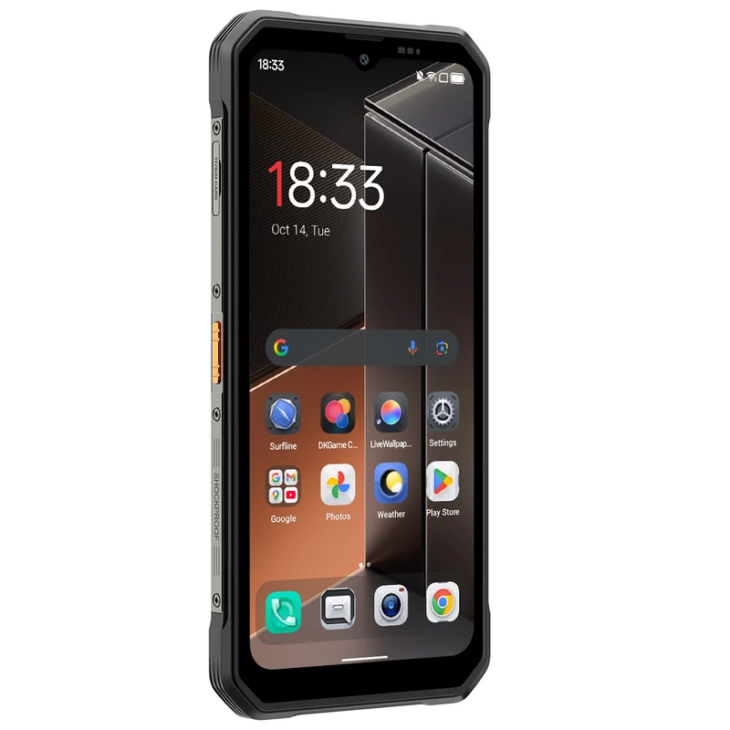 Blackview FORT 100 – Smartphone Rugged 4G Ultra-Fin 6,56" | 8+128 Go, 5000 mAh, Double Caméra 16MP