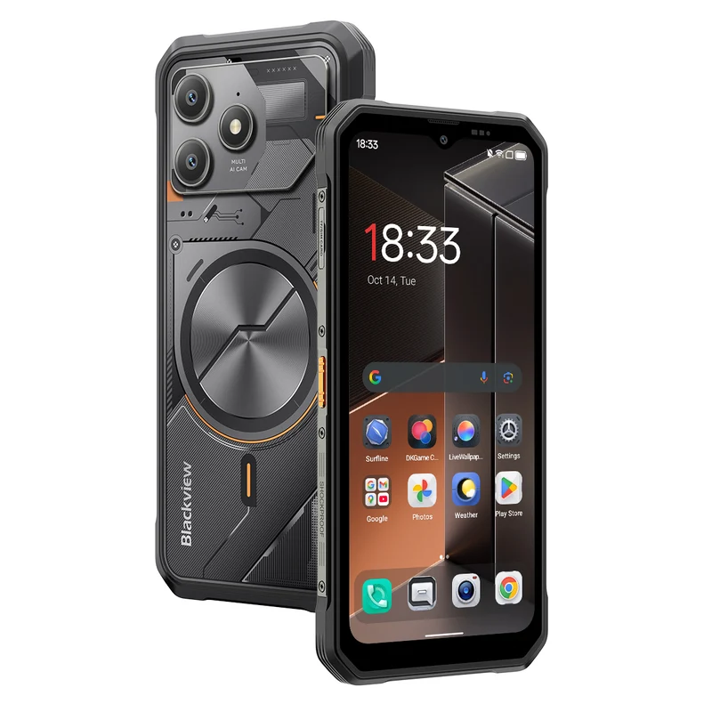 Blackview FORT 100 – Smartphone Rugged 4G Ultra-Fin 6,56" | 8+128 Go, 5000 mAh, Double Caméra 16MP