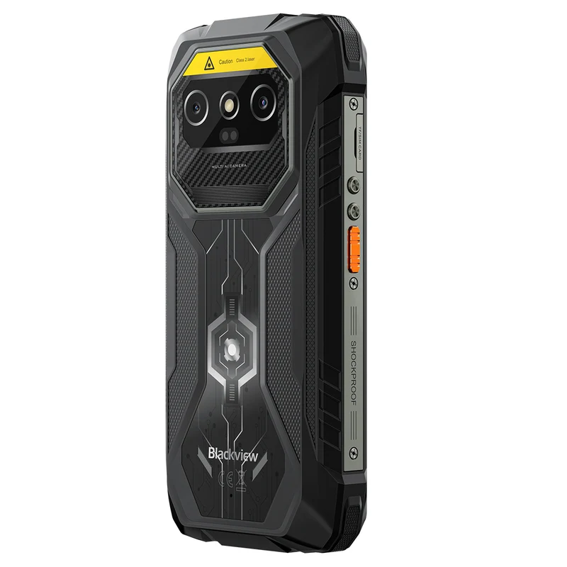 Blackview Rock 1 Pro – Smartphone Robuste 4G | Lecteur Codes-Barres 2D, 15 000 mAh, Vision Nocturne