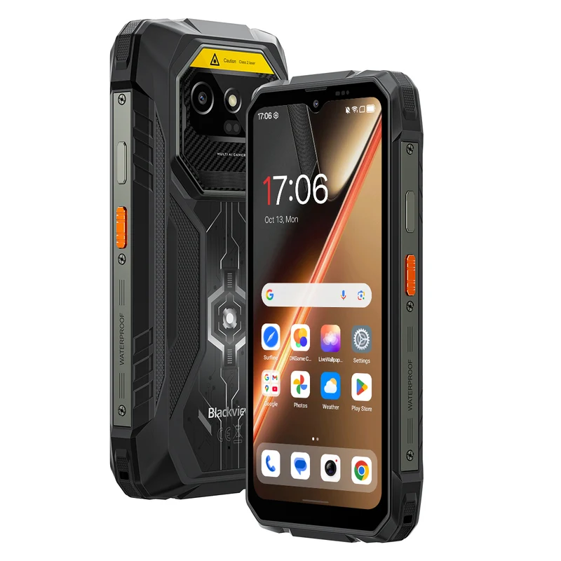 Blackview Rock 1 Pro – Smartphone Robuste 4G | Lecteur Codes-Barres 2D, 15 000 mAh, Vision Nocturne