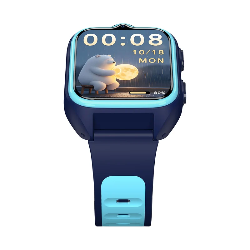 Blackview Z30 – Montre Connectée Enfants 4G avec GPS + Appels Vidéo – Écran 1,75" + Lampe Torche LED – Positionnement IA + Wi-Fi + LBS
