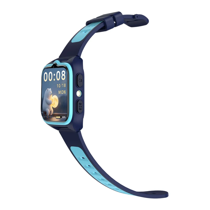 Blackview Z30 – Montre Connectée Enfants 4G avec GPS + Appels Vidéo – Écran 1,75" + Lampe Torche LED – Positionnement IA + Wi-Fi + LBS
